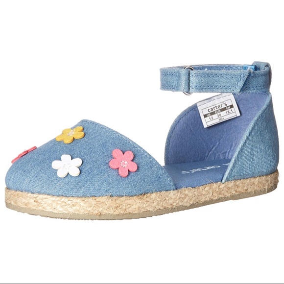 NWT Carter’s Girls Espadrille Flat - Picture 2 of 7